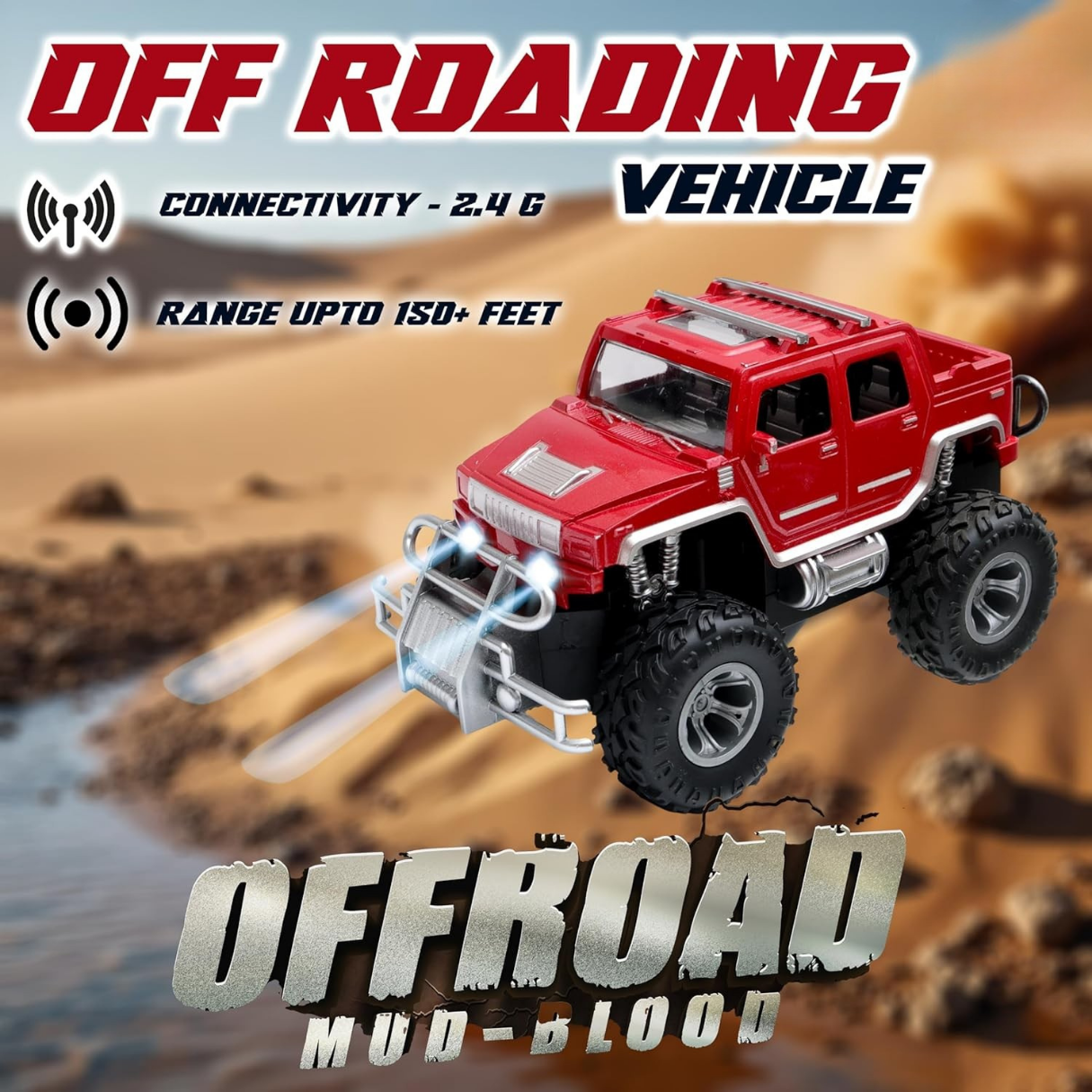 Hummer 4X4 RC Car - Red