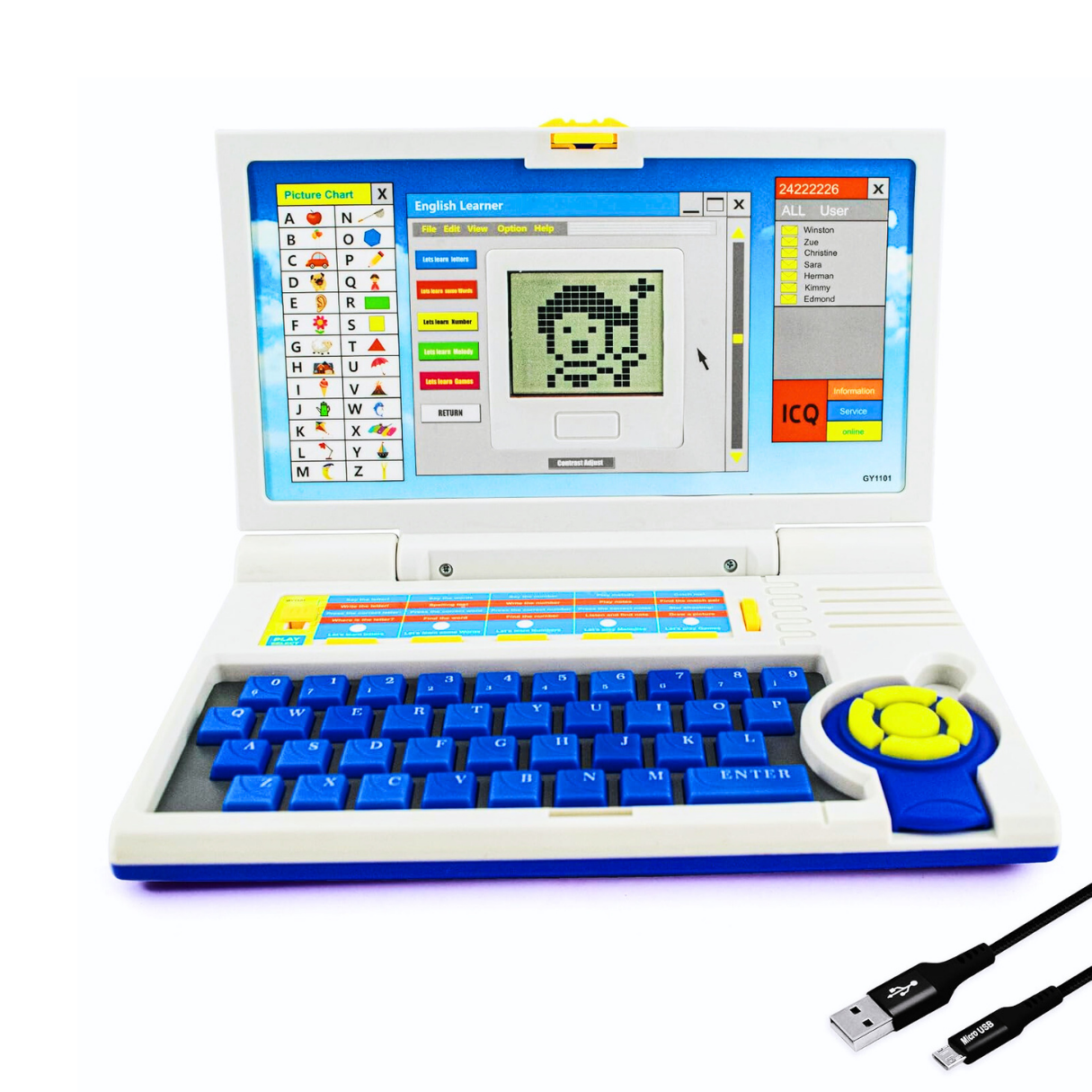 English Learner Laptop - Blue