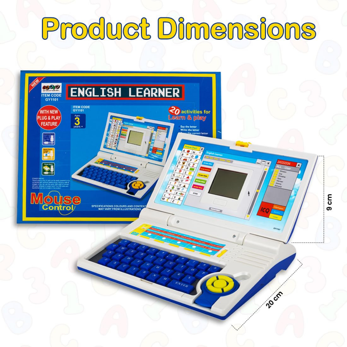 English Learner Laptop - Blue