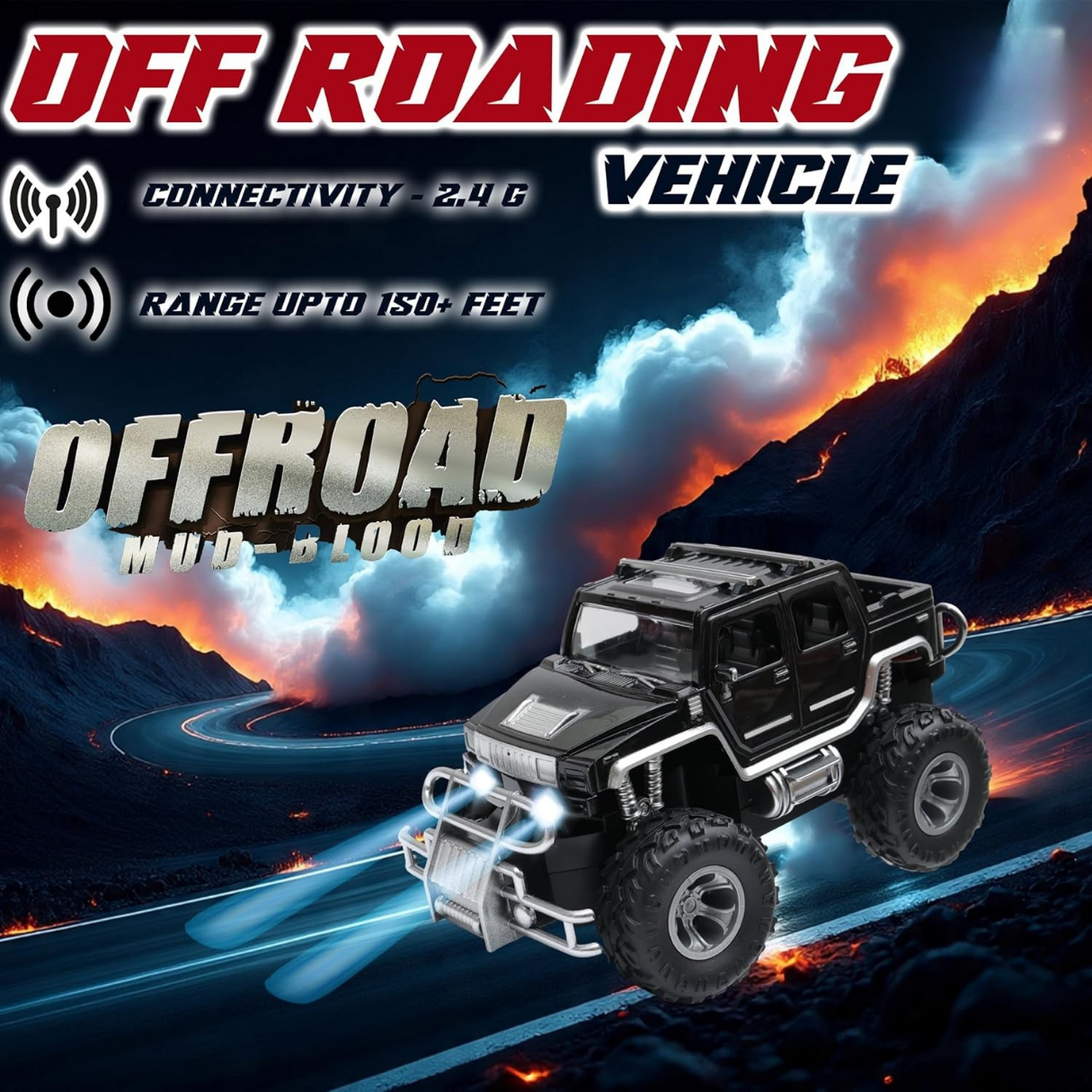 Hummer 4X4 RC Car - Black