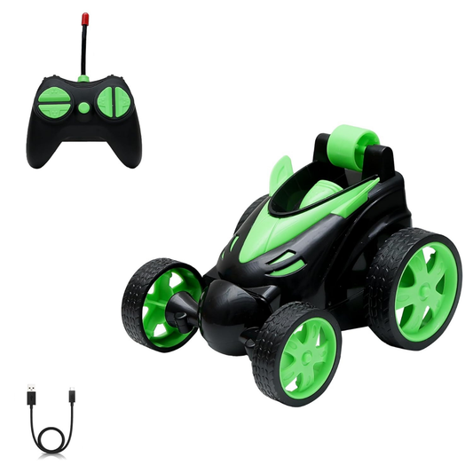 SpinX RC Stunt Car - Green