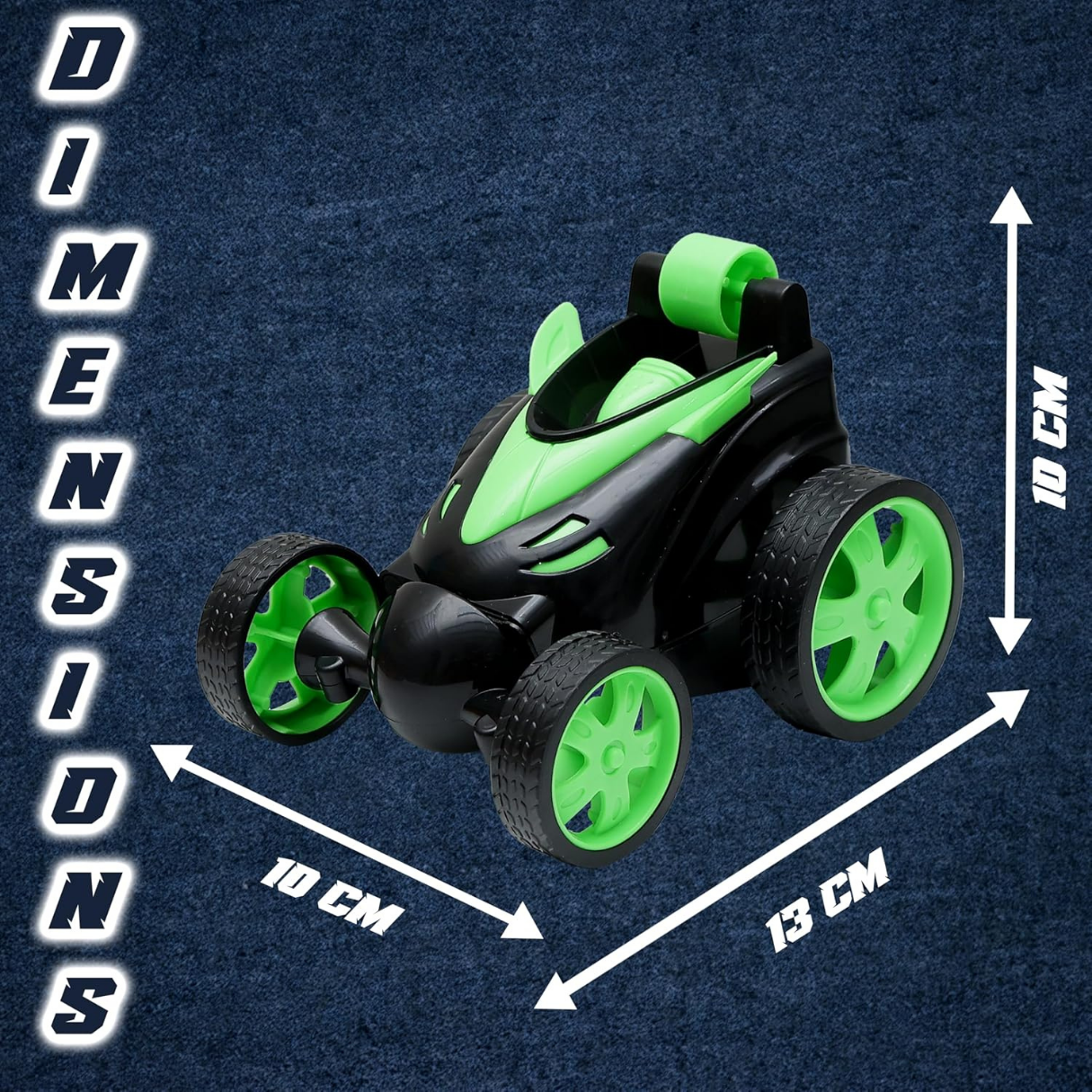 SpinX RC Stunt Car - Green