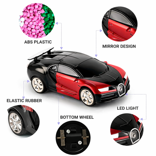 Mecha Transformer 2 in 1 Robot Car - Red