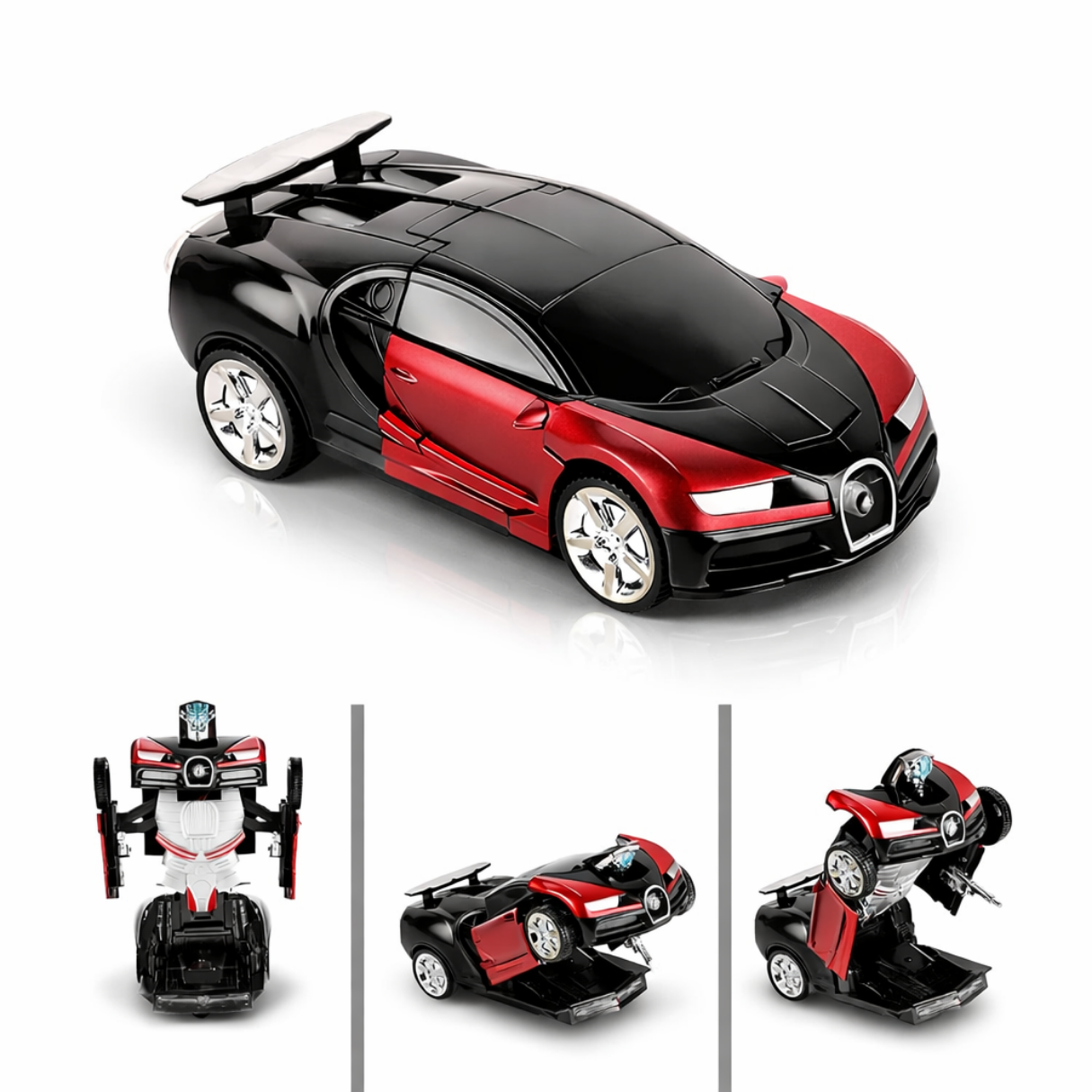 Mecha Transformer 2 in 1 Robot Car - Red