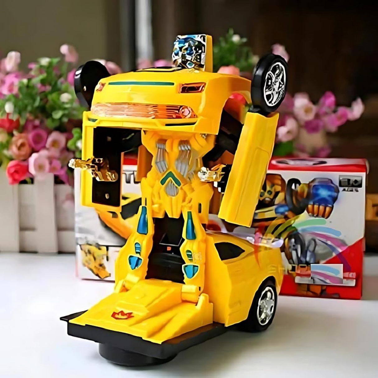 Transformer Robot Car - Yellow