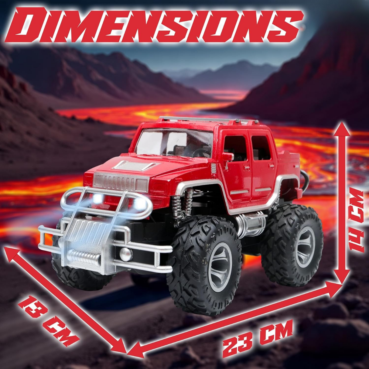 Hummer 4X4 RC Car - Red